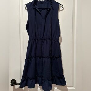 Navy Blue Women’s Medium Sleeveless Dress